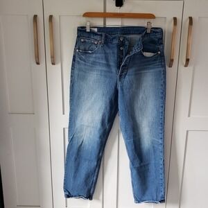 GAP Jeans Womens 14 Blue Cheeky Straight High Rise Casual